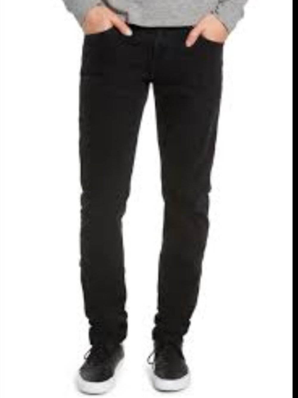 AG Adriano Goldschmied The Dylan Slim Skinny Corduroy Pants – Black – Size 28 (N